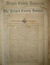 (NEW JERSEY.) Group of 4 early Hackensack newspaper titles.